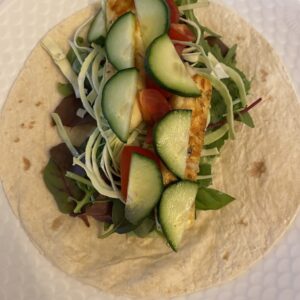 Halloumi wraps opskrift